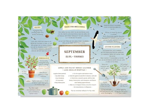 Green Queen | חנות מתנות: לוח שנה בגינה התשפ"ד 2024 - 2023 אנגלית