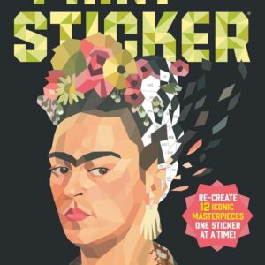 Green Queen | חוברת צביעה לפי מדבקות: יצירות קלאסיות