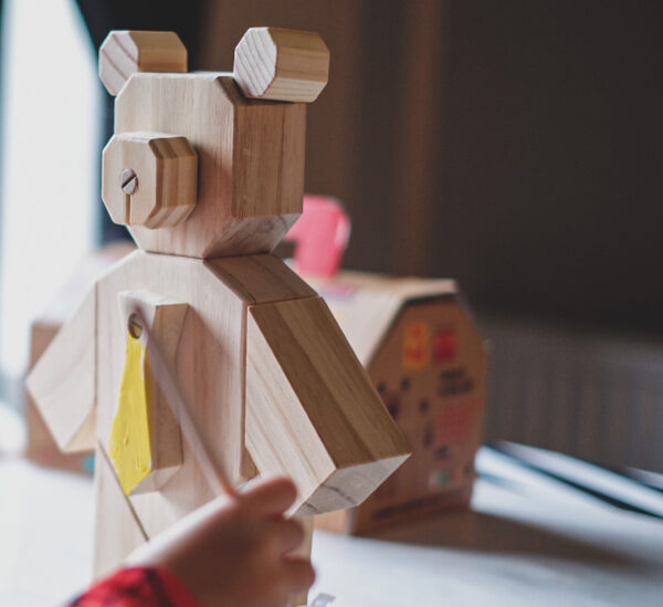 GREEN QUEEN חנות עיצוב: יצירת דובי עץ, ערכת יצירה לילדים מבית קיפוד