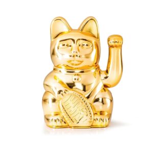 גרין קווין חנות מתנות: חתול סיני זהב. קמע לשגשוג ופריט עיצובי. מתנה לבית חדש