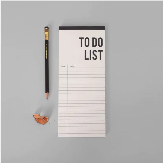 GREEN QUEEN חנות מוצרי נייר: TO DO LIST - בלוק נייר