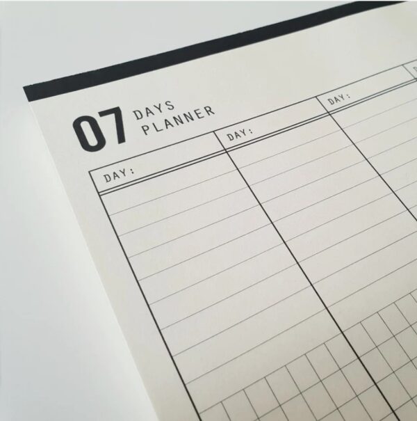 גרין קווין: לוח תכנון שבועי: Seven Days Planner, לוחות שנה