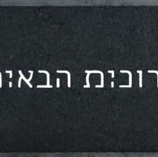 Green Queen | שטיח כניסה - ברוכים.ות הבאים.ות. שטיח סף