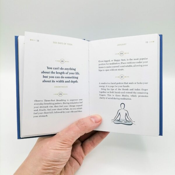 גרין קווין ספרים מעוררי השראה: 365 ימים של יוגה. ספרי מתנה