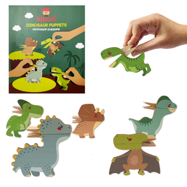 GREEN QUEEN | חנות מתנות: בובות תיאטרון – אטבובים דינוזאורים.