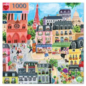Green Queen חנות מתנות: יום בפריז - פאזל 1000 חלקים