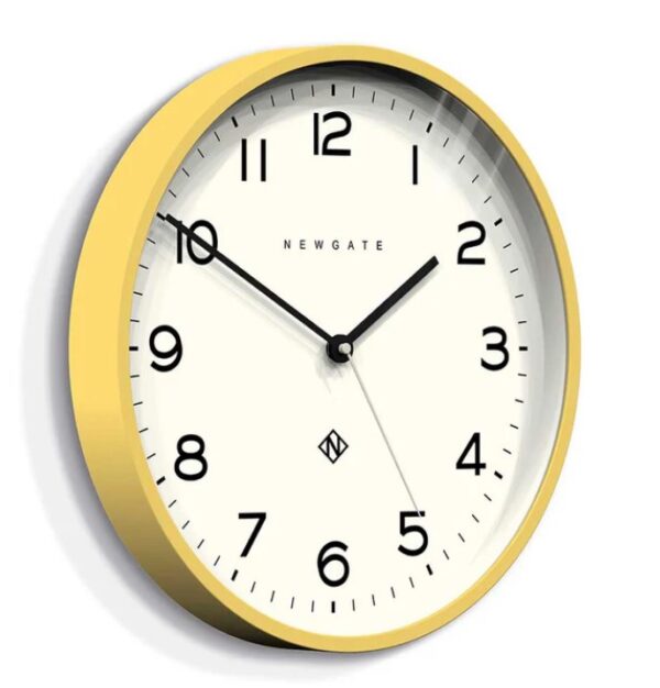 GREEN QUEEN: שעון קיר צהוב בינוני ECHO NUMBER THREE