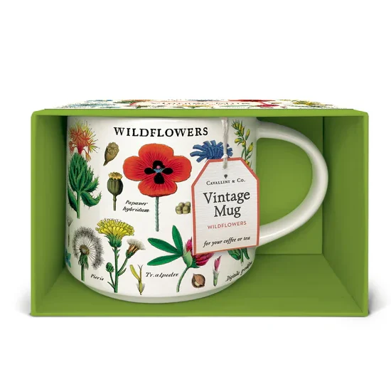 Green Queen | חנות מתנות: ספל קרמיקה: Wildflowers
