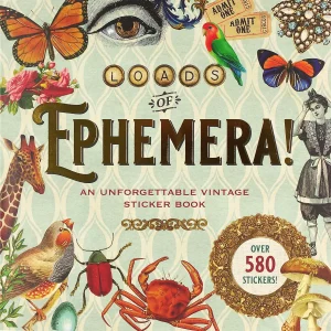 Green Queen | חנות עיצוב: ספר מדבקות - Loads of Ephemera