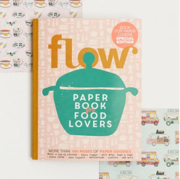 גרין קווין ספר יצירה ומדבקות Flow Book For Food Lovers