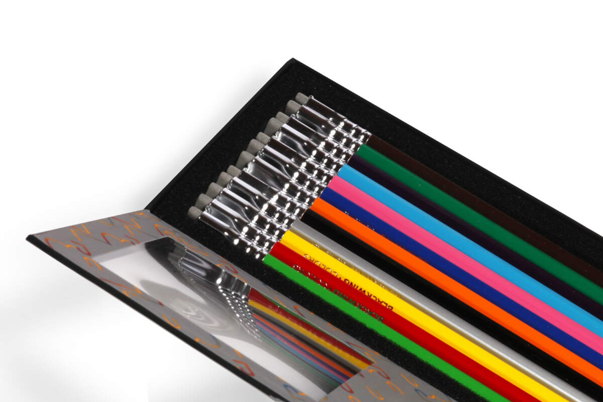 עפרונות צבעוניים איכותיים מבית Blackwing במארז יוקרתי – מושלם כמתנה
