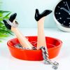 GREEN QUEEN: ארגונית פורצלן לתכשיטים נעלי עקב Happy Legs Party