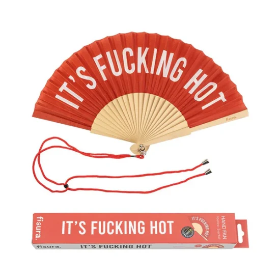 GREEN QUEEN - מניפת "It's Fucking Hot"