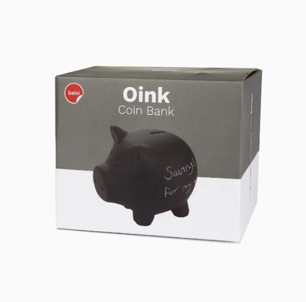 Green Queen | חנות מתנות: קופת חסכון לוח גירים Oink