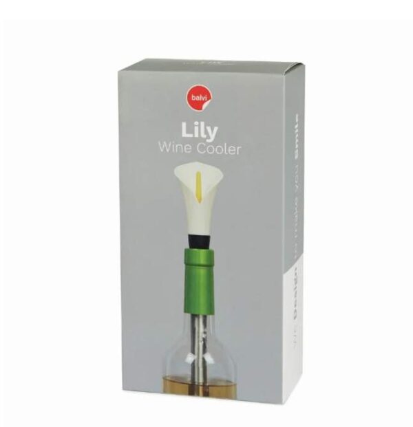 גרין קווין מתנות: מצנן, מחדרר ומוזג יין פרח Lily – לבן