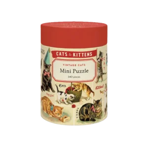 Green Queen מתנות: פאזל מיני 240 חלקים: Vintage Cats