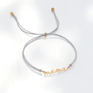 צמיד Mama | ציפוי זהב, אפור 17