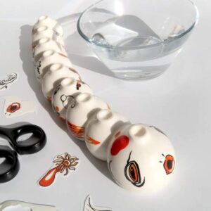 Green Queen | חנות מתנות: חנוכיית קרמיקה קרקס | מונק