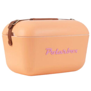 גרין קווין: צידנית רטרו קשיחה 20 ליטר רצועת כתף עור Polarbox | כתום