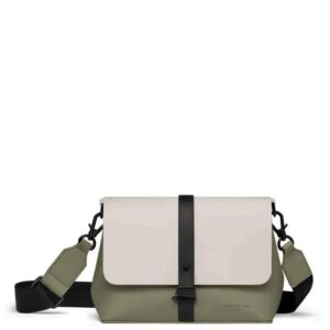 גרין קווין: תיק צד SPLASH קרם / ירוק