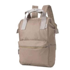 GREEN QUEEN: תיק גב KUCHIGANE R SONIA בז' 4614