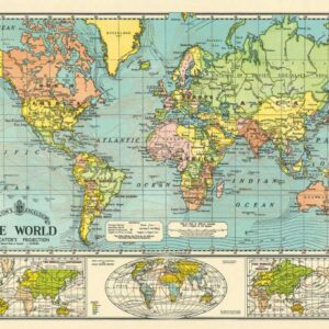 Green Queen | פוסטר: World Map 6