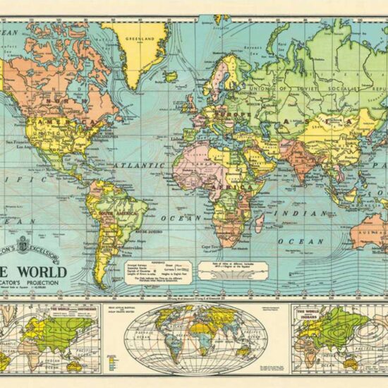 Green Queen | פוסטר: World Map 6