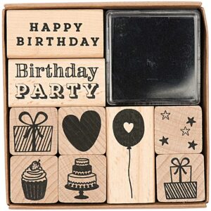 גרין קווין חנות מתנות: מארז חותמות: Birthday