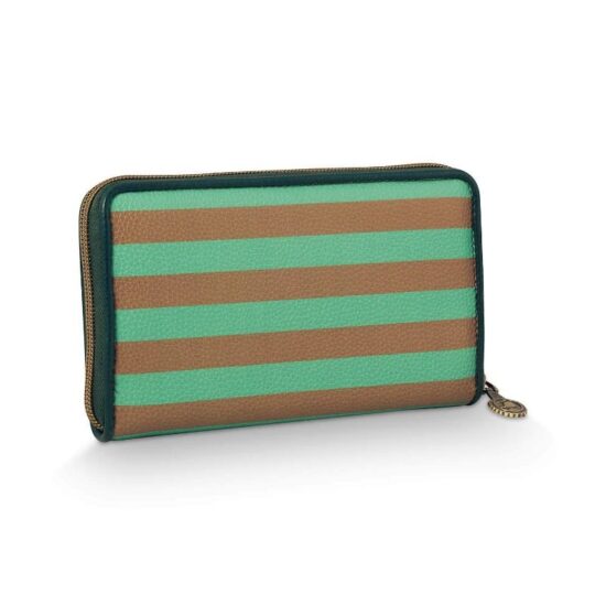 Pip studio willow wallet stripe green angle.jpg