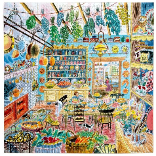 פאזל Victorian Kitchen תקריב האיור