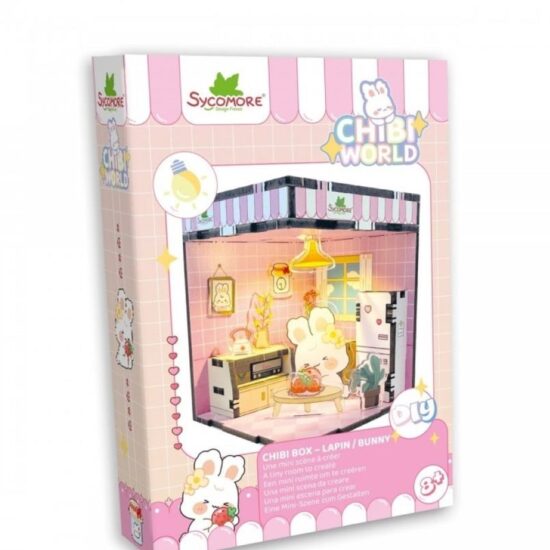 גרין קווין חנות מתנות ועיצוב: אריזת ערכת Chibi Box ארנבון של Sycomore